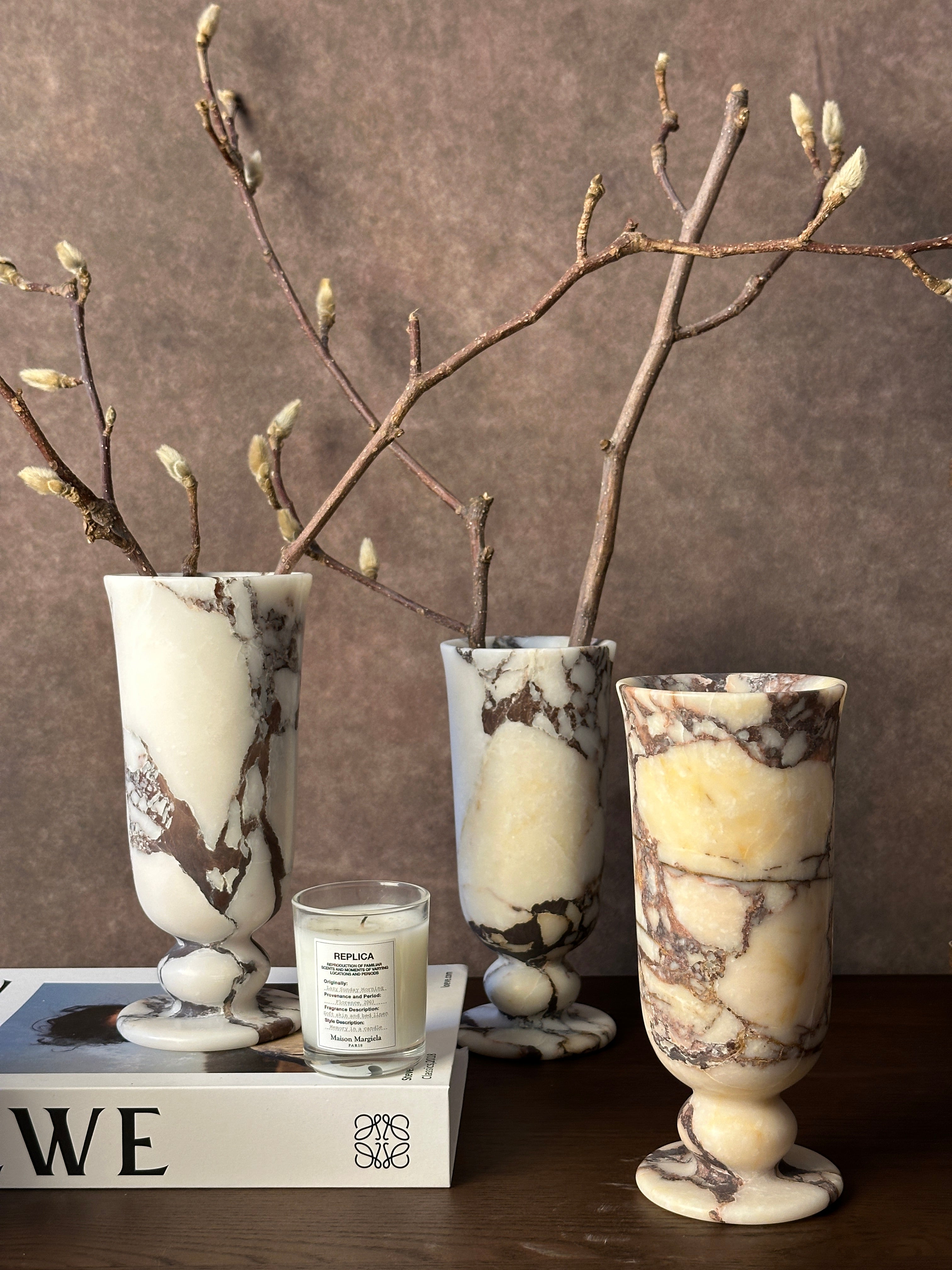 Calacatta Viola Vase