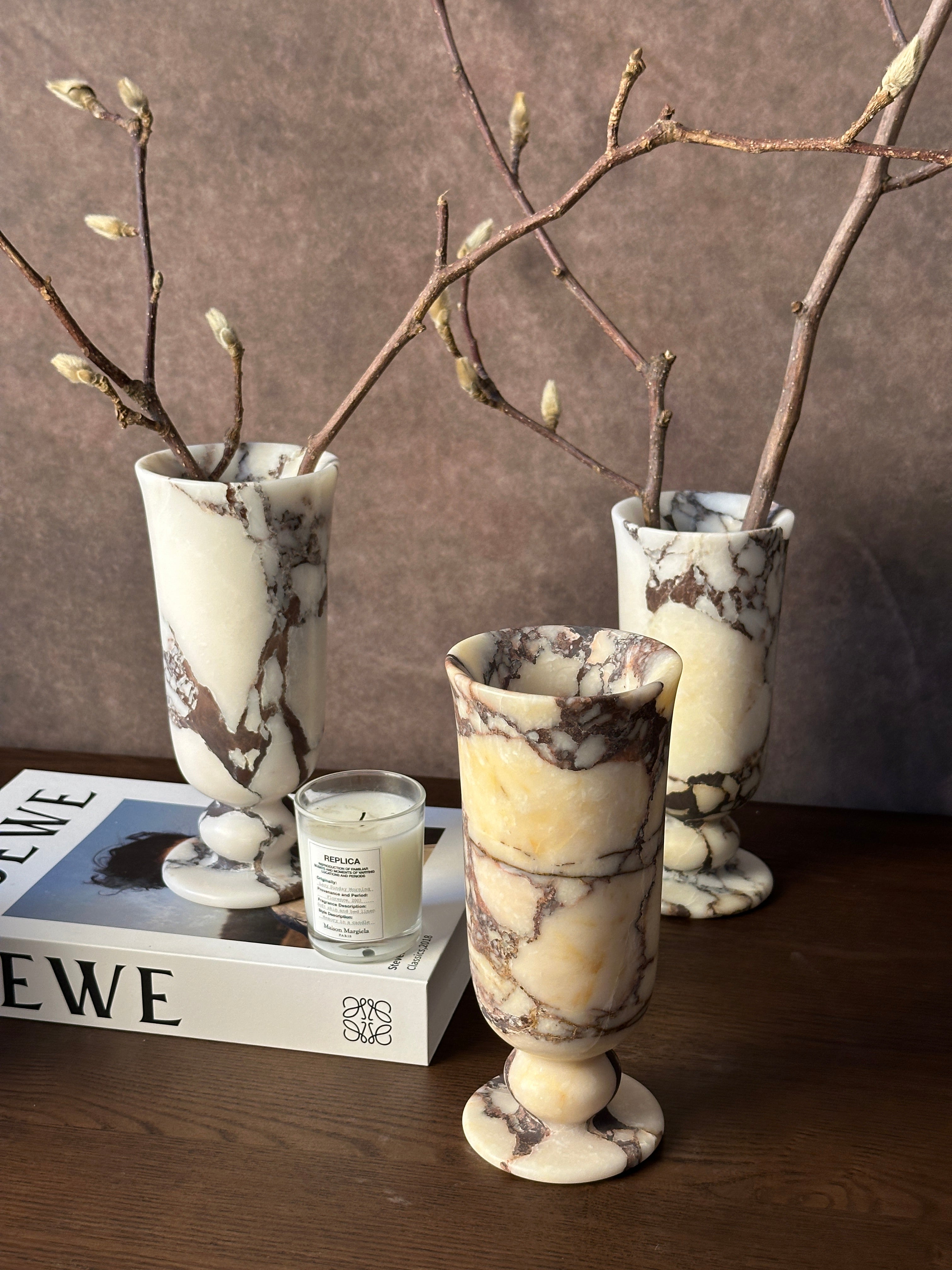 Calacatta Viola Vase